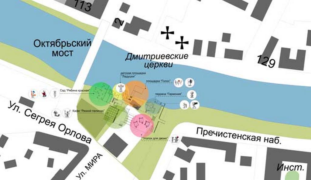 Пречистенская набережная карта