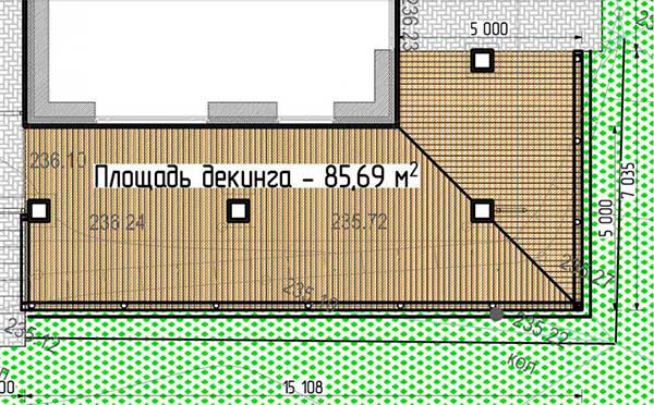 проект террасы