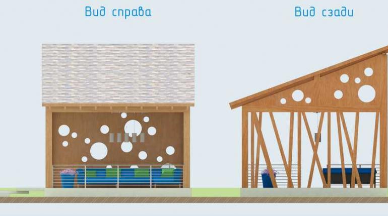 Дизайн-проект беседки для частного участка