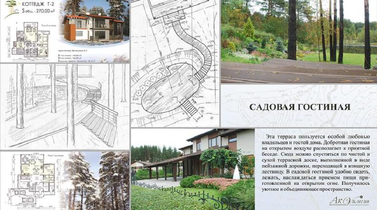 Садовая гостиная с террасой
